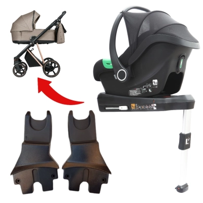 Fotelik BIUCO + Baza ISOFIX + Adaptery kompatybilne do ROAN IVI 1.0/2.0